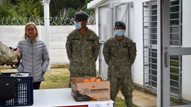 Bajo la coordinación de la Anep, el Ejército trabajó para garantizar la alimentación escolar.