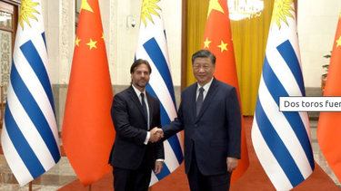 El presidente Luis Lacalle Pou se reunió con su par de China, Xi Jinping.