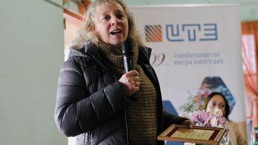 La presidenta de UTE, Silvia Emaldi.