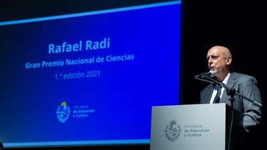 Rafael Radi recibió el Gran Premio Nacional de Ciencias 2021