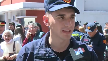 Se recibieron 37 bomberos.