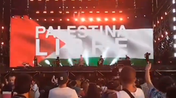 La rapera Eli Almic, en su show de Montevideo Late, habló en contra de Israel y pidió por una Palestina Libre.