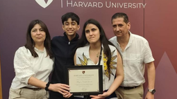 Milagros Costabel egresó de Harvard.