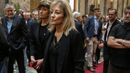 &nbsp;Carolina Cosse asistió al velatorio de Danilo Astori.