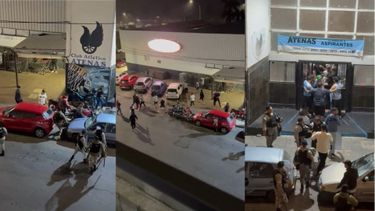 Joven de 20 años fue herido de bala durante disturbios en la previa del partido entre Atenas y Larre Borges