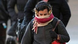 Alerta amarilla por viento y fríos bajo cero