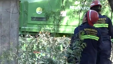 Un fallecido y dos heridos en un accidente laboral en El Pinar.