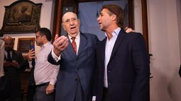 Luis Lacalle Pou dijo que lo une con Julio María Sanguinetti una relación de afecto personal