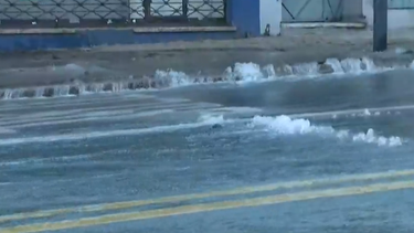 OSE rotura en avenida Agraciada.