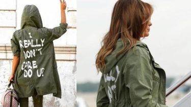 El mensaje de la campera de Melania Trump en su visita a la frontera