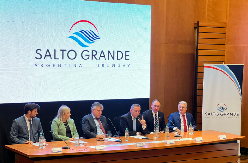 Autoridades presentaron la segunda etapa de renovación de la represa de Salto Grande.