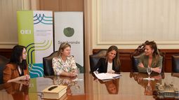 OEI formalizó colaboración con el programa Sembrando