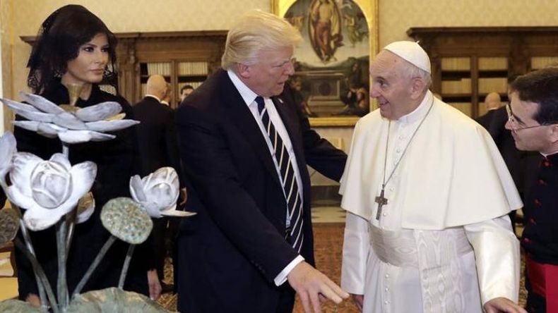 El Papa, Trump y una fría reunión en el Vaticano
