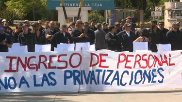 En noviembre de 2022, Fancap se movilizó y bloqueó la entrada de la refinería.