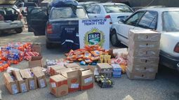 Policía incautó más de 500 mil pesos en mercadería de contrabando