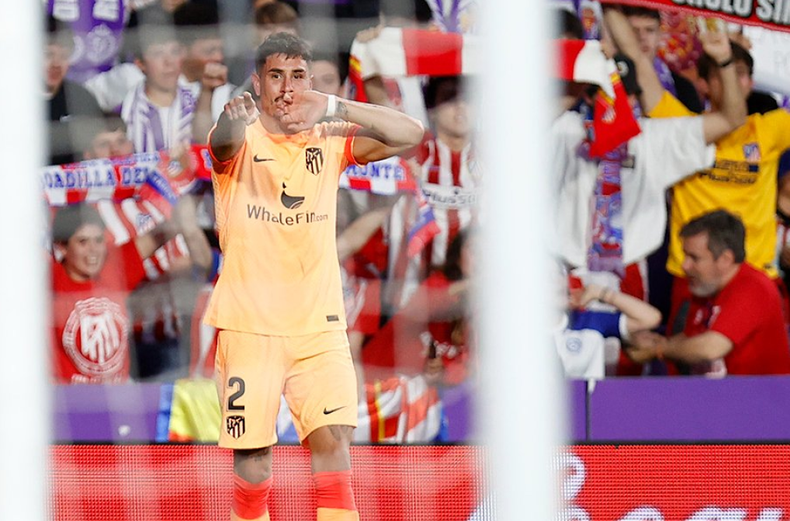 Atlético de Madrid vapuleó 5 a 2 al Valaldolid. Josema Giménez anotó un gol | Twitter @Atleti