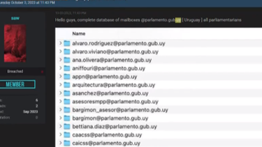Denuncian un posible hackeo a servidores del Parlamento.