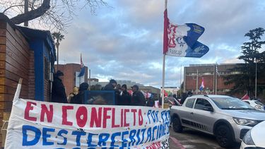 Ocupación de Fancap en La Teja.