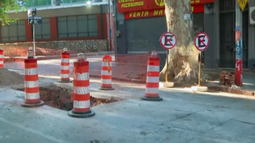 Saneamiento en barrio Reus.&nbsp;