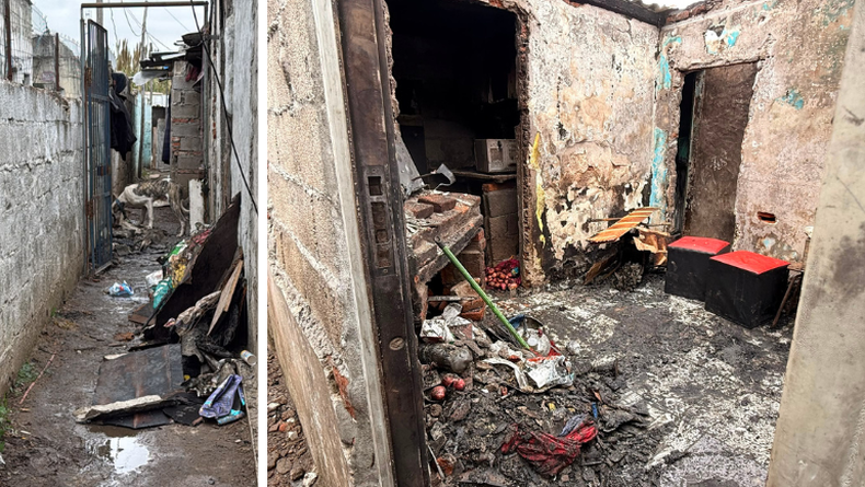 Murió el joven que sufrió graves quemaduras en un incendio que destruyó una vivienda