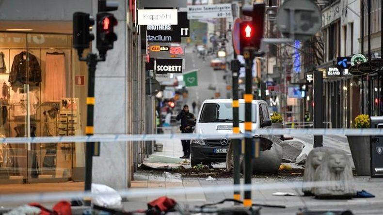 Detenido en Estocolmo admitió acto terrorista