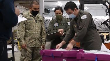 Realizaron un nuevo operativo de distribución de vacunas Pfizer