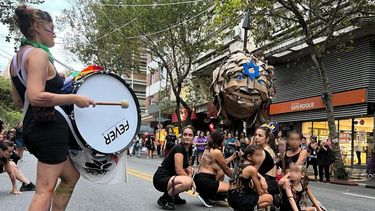 Denuncia por antisemitismo en el 8M 2024.