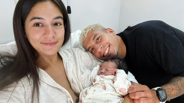 Mathías Olivera fue padre por primera vez.