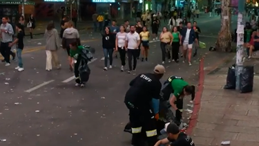 Operativo especial de limpieza tras festejos por los 300 años