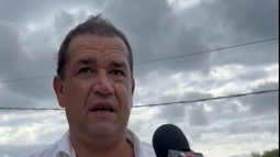 El senador Sebastián Da Silva del Partido Nacional en la Expoactiva de Soriano.