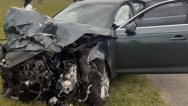Un conductor en estado crítico tras chocar contra otro en Ruta 9