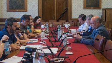 El ministro de Trabajo, Pablo Mieres, concurrió a la Comisión de Asuntos Laborales del Senado para hablar de PedidosYa.