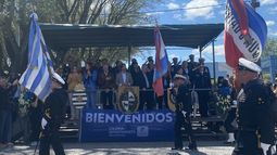El presidente de la República, Luis Lacalle Pou, participó de las celebraciones por los 165 años de Villa La Paz en Colonia.