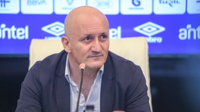 El entrenador de Nacional, Pablo Repetto.