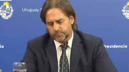 Lacalle Pou habló del policía asesinado.&nbsp;