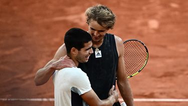 Zverev eliminó a Alcaraz en Roland Garros.