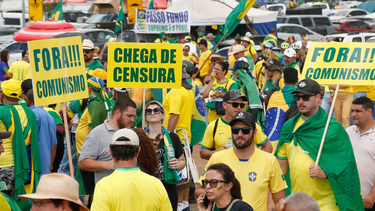 Tensión en Brasil por protestas de manifestantes afines a Bolsonaro
