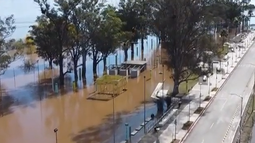 Casi 200 personas desplazadas por la crecida del Río Uruguay en Salto