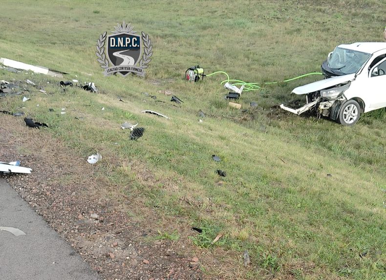 Dos mujeres murieron en choque frontal en Ruta 8 cerca de Villa Serrana