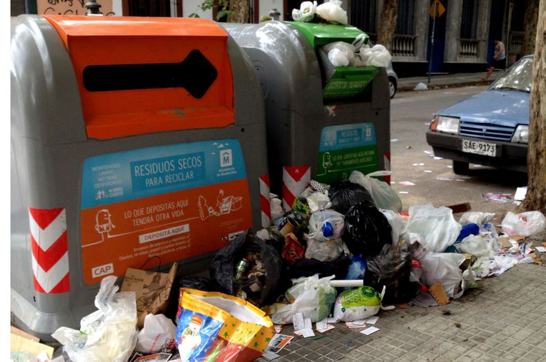 La Intendencia de Montevideo aplicará multas por infracciones en contenedores de residuos