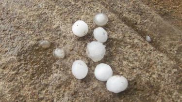 Inumet alerta por tormentas fuertes con granizo.