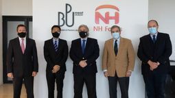 Canciller Francisco Bustillo visitó frigorífico BPU en Durazno