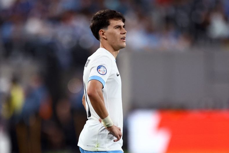 Facundo Pellistri dijo que el partido ante Brasil va a ser hermoso de jugar y de ver / AFP