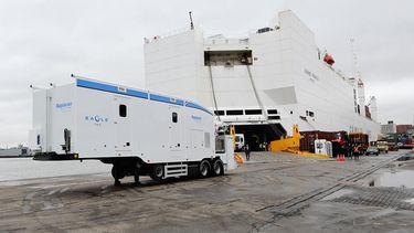 Puerto de Montevideo recibió el tercer escáner para intensificar la lucha contra el narcotráfico