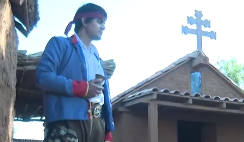 En la Patria Gaucha representaron la misión de Santo Tomé, que es una de las dos cunas de Andrés Guacurarí, más conocido como Andrés Artigas.