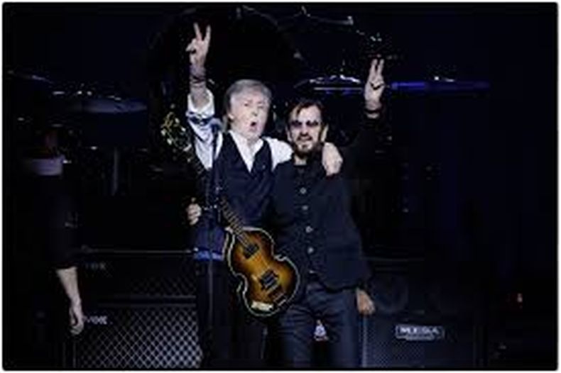 Paul McCartney &nbsp;cantó con Ringo Starr en el cierre de su gira