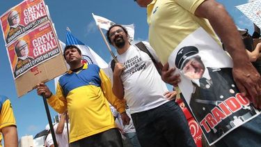 Brasil realiza su primera huelga general luego de 21 años