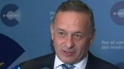 El secretario de la Presidencia, Álvaro Delgado, en la presentación del sector D Centro del Partido Nacional.