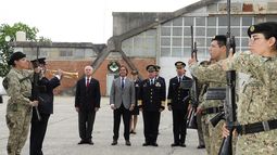 El presidente Lacalle Pou homenajeó a militares uruguayos que regresaron de misiones de paz en el Congo