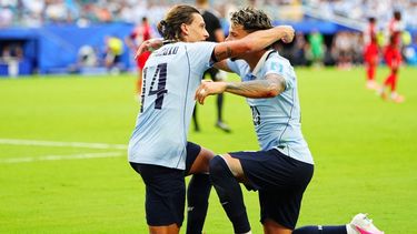 Con goles de Araújo y Canobbio, Uruguay finalizó el primer tiempo 2-1 ante Cabo Verde Con goles de Araújo y Canobbio, Uruguay finalizó el primer tiempo 2-1 ante Cabo Verde